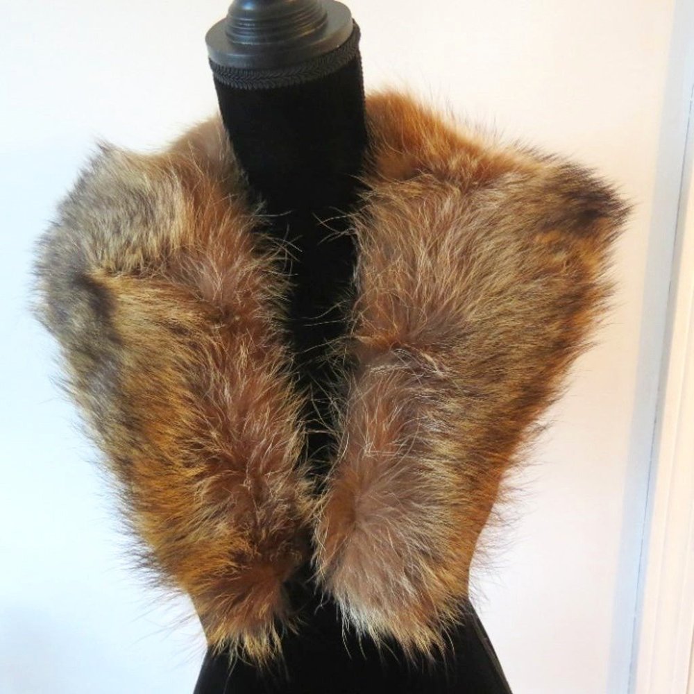 Genuine Raccoon Collar